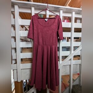 Lularoe maroon XL dress